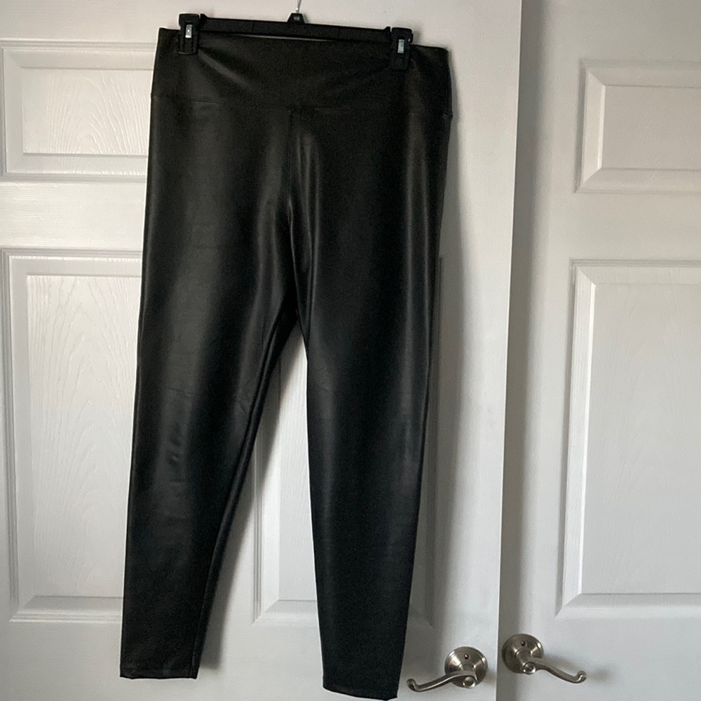 American Eagle Black Faux Leather Leggings